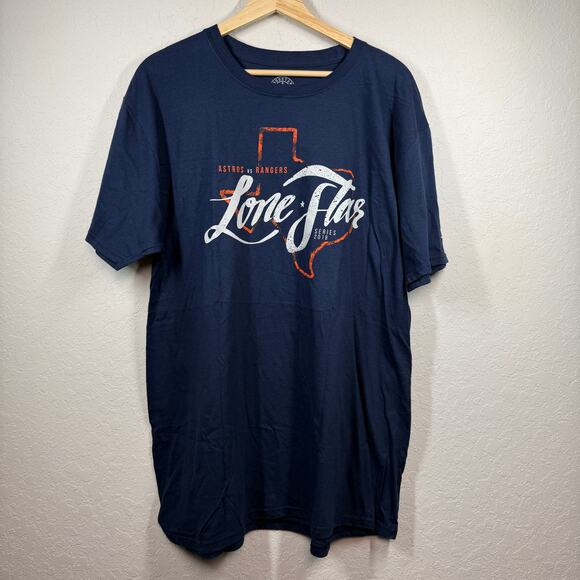 Men's Houston Astros Lone Star Series T-Shirt 2018 Size XL NEW - Picture 2 of 7